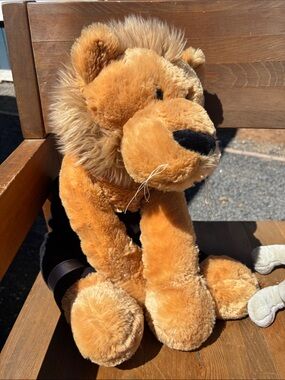 Plush Lion Stuffed Animal - Soft Tan Lion Plush Toy